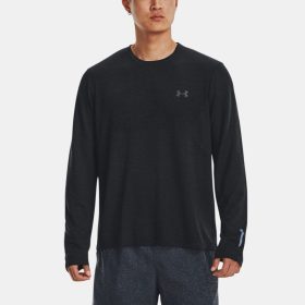 Under Armour Seamless Stride Long Sleeve Men's Running Apparel Black