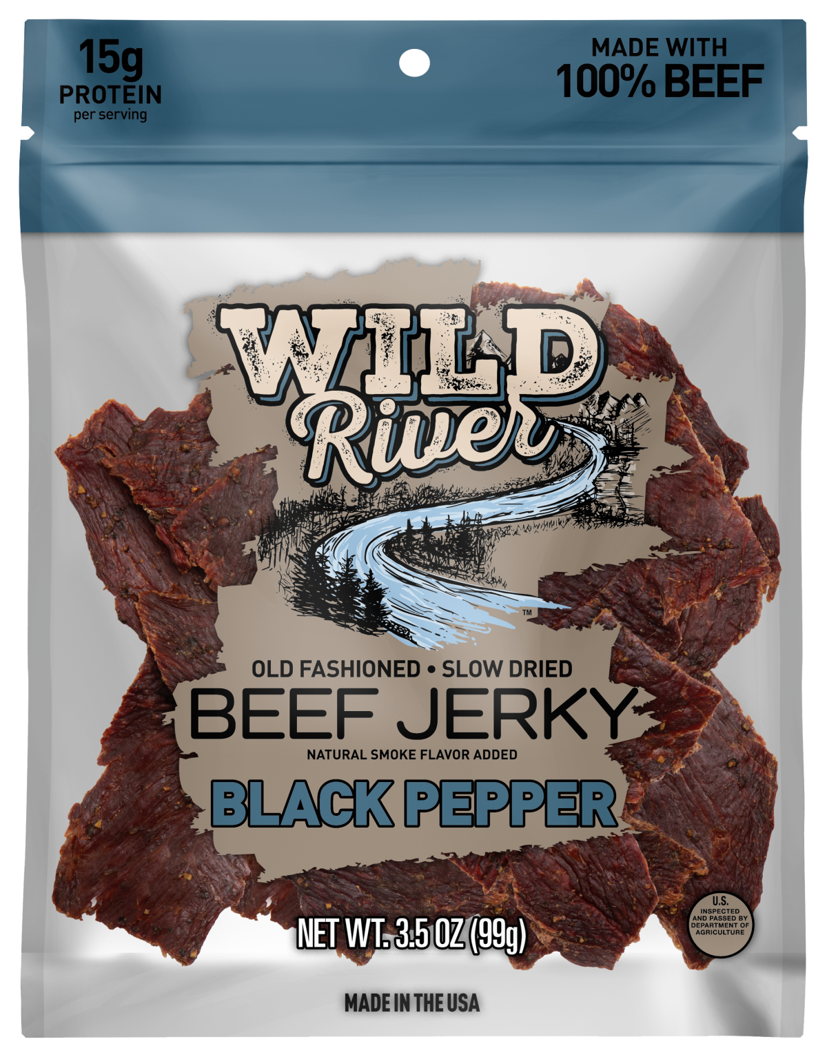 Wild River Black Pepper Old Fashioned Beef Jerky