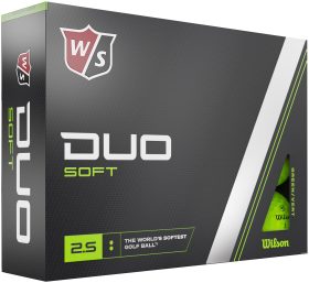 Wilson Duo Soft Colored Golf Balls 2023 in Green
