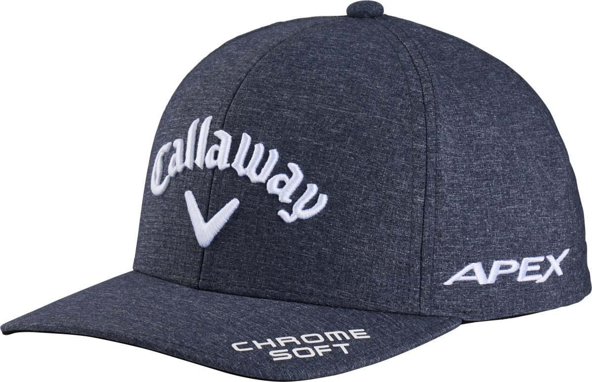 Callaway Men's Tour Authentic Performance Pro Golf Hat 2023 in Black Heather, Size Adjustable XL Fit