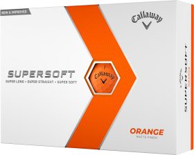 Callaway Supersoft Golf Balls 2023 in Orange