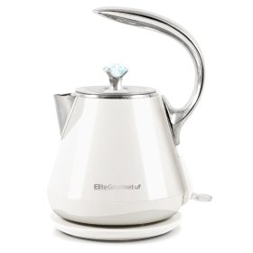 Camping World Cool Touch Electric Kettle-White in Platinum