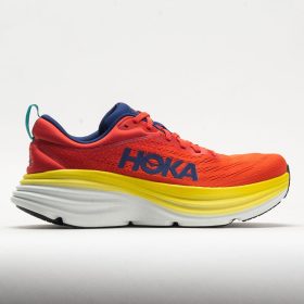 HOKA Bondi 8 Men's Running Shoes Red Alert/Flame