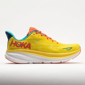 HOKA Clifton 9 Men's Running Shoes Passion Fruit/Maize