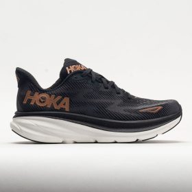 HOKA Clifton 9 Women's Running Shoes Black/Copper