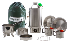 Kelly Kettle Ultimate Stainless Steel Base Camp Cook Kit