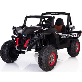 Mini Moto UTV 4x4 12v - Kids Ride-On UTV - (2.4ghz RC)- Black