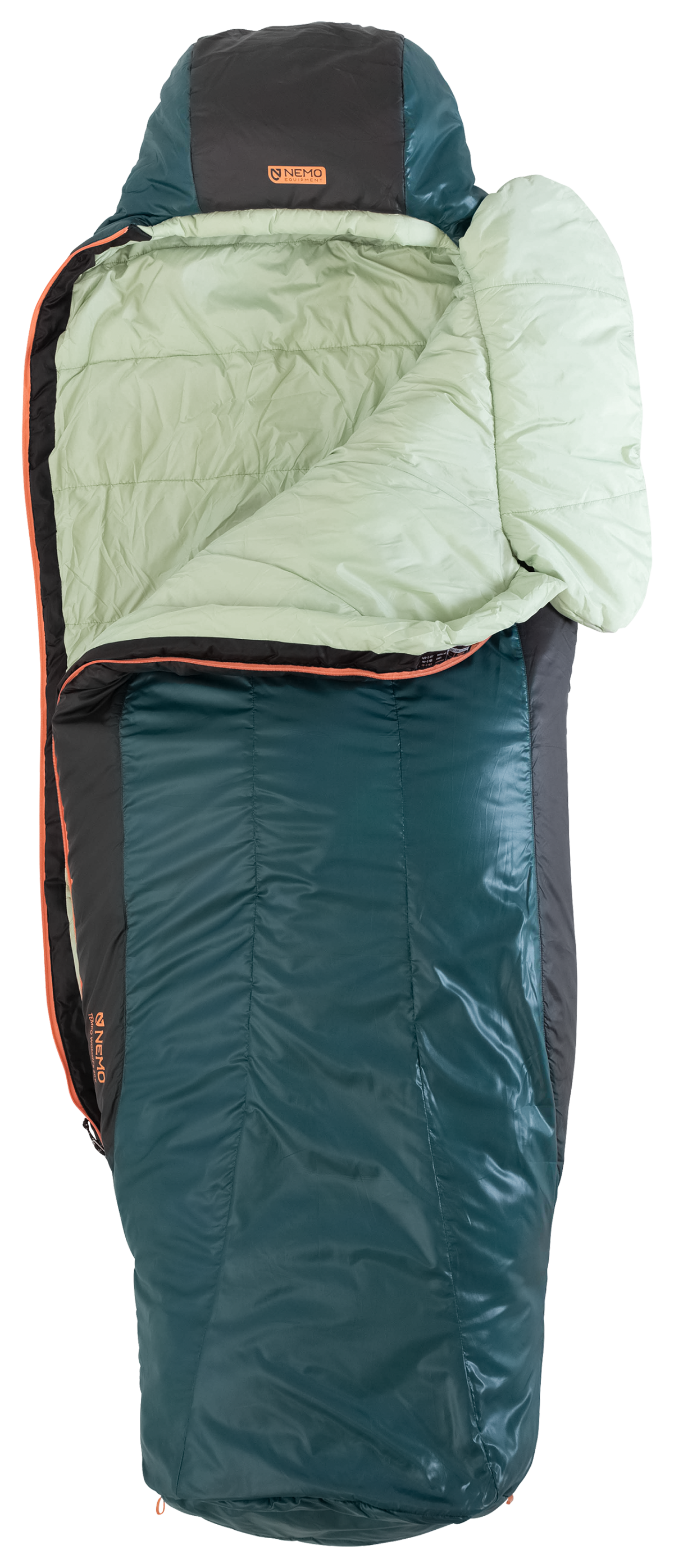 Nemo Tempo 20° Synthetic Mummy Sleeping Bag for Ladies - Lagoon/Celadon - Regular