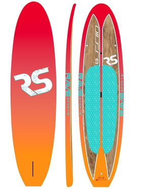 RAVE Sports Shoreline Caribbean Series SS110 SUP Stand-Up Paddleboard - Sunburst Orange