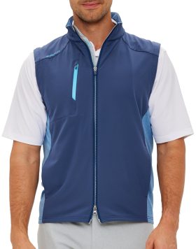 Zero Restriction Men's Z710 Golf Vest in Blue Indigo, Size S