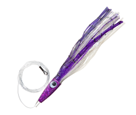 C & H Lures Wahoo Whacker Saltwater Lure - 11-1/2" - Rigged - Purple/White