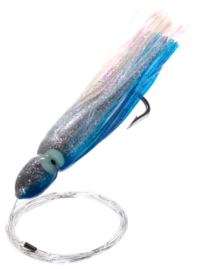 Carolina Lures Mr. Mahi Squid Flash Rig - 6'' - Blue Silver