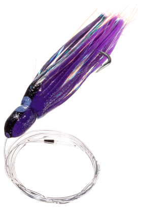 Carolina Lures Mr. Mahi Squid Flash Rig - 6'' - Purple Black