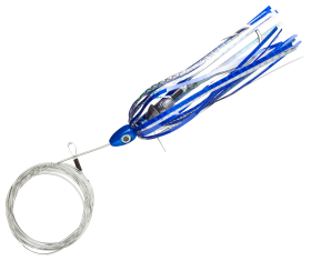 Carolina Lures Mylar Buster Rigged - 6'' - Blue Silver