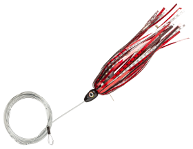 Carolina Lures Mylar Buster Rigged - 6'' - Red Black