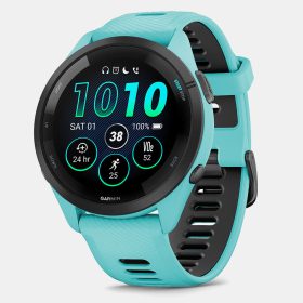 Garmin Forerunner 265 GPS Watch GPS Watches Aqua with Black