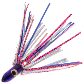 Iland Lures The Ilander All Mylar Skirt Trolling Lure - Blue Head-Pink Flying Fish