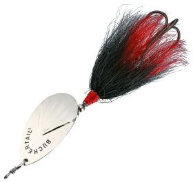 Joe Bucher Outdoors Buchertail 700 Series Spinner - Black/Red/Nickel