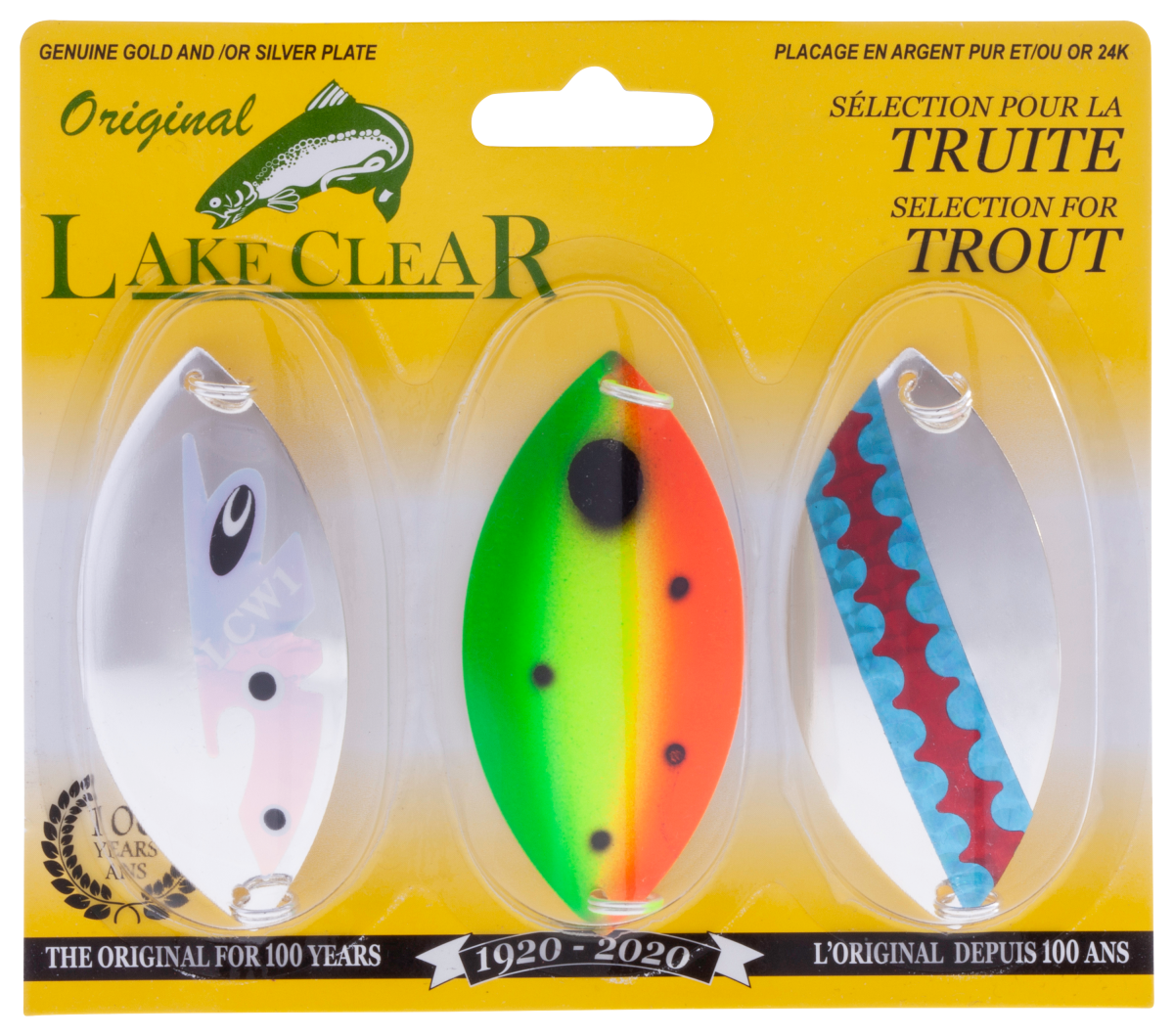 Lake Clear Wabbler Spoon Kit - 1/3 oz.