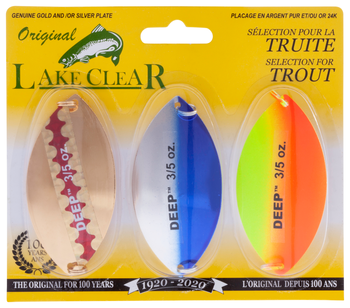 Lake Clear Wabbler Spoon Kit - 3/5 oz.