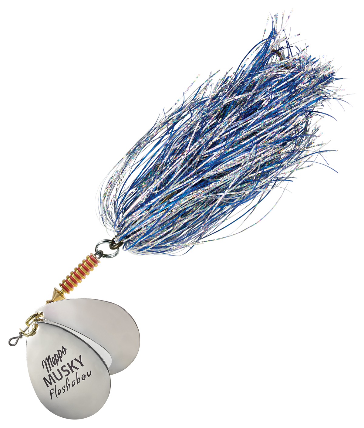 Mepps Double-Blade Musky Flashabou Spinner - Cisco