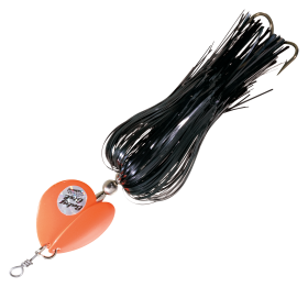 Musky Mayhem Baby Girl Spinner - 7" - Black/Orange