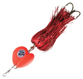 Musky Mayhem Baby Girl Spinner - 7" - Red/Red