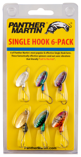 Panther Martin Single Hook Spinner 6-Pack Kit