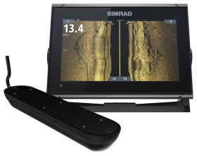 SIMRAD GO9 XSE Chartplotter with Active Imaging 3-in-1 Sonar and C-MAP DISCOVER Chart