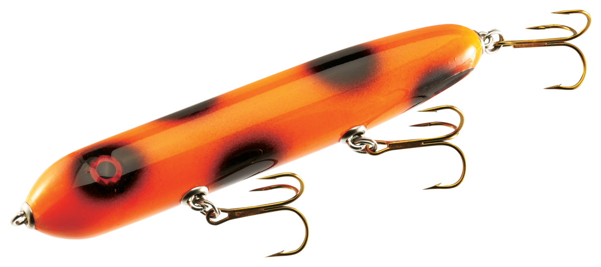 Suick Lures Muskie Weagle - 8" - Orange/Black Spots