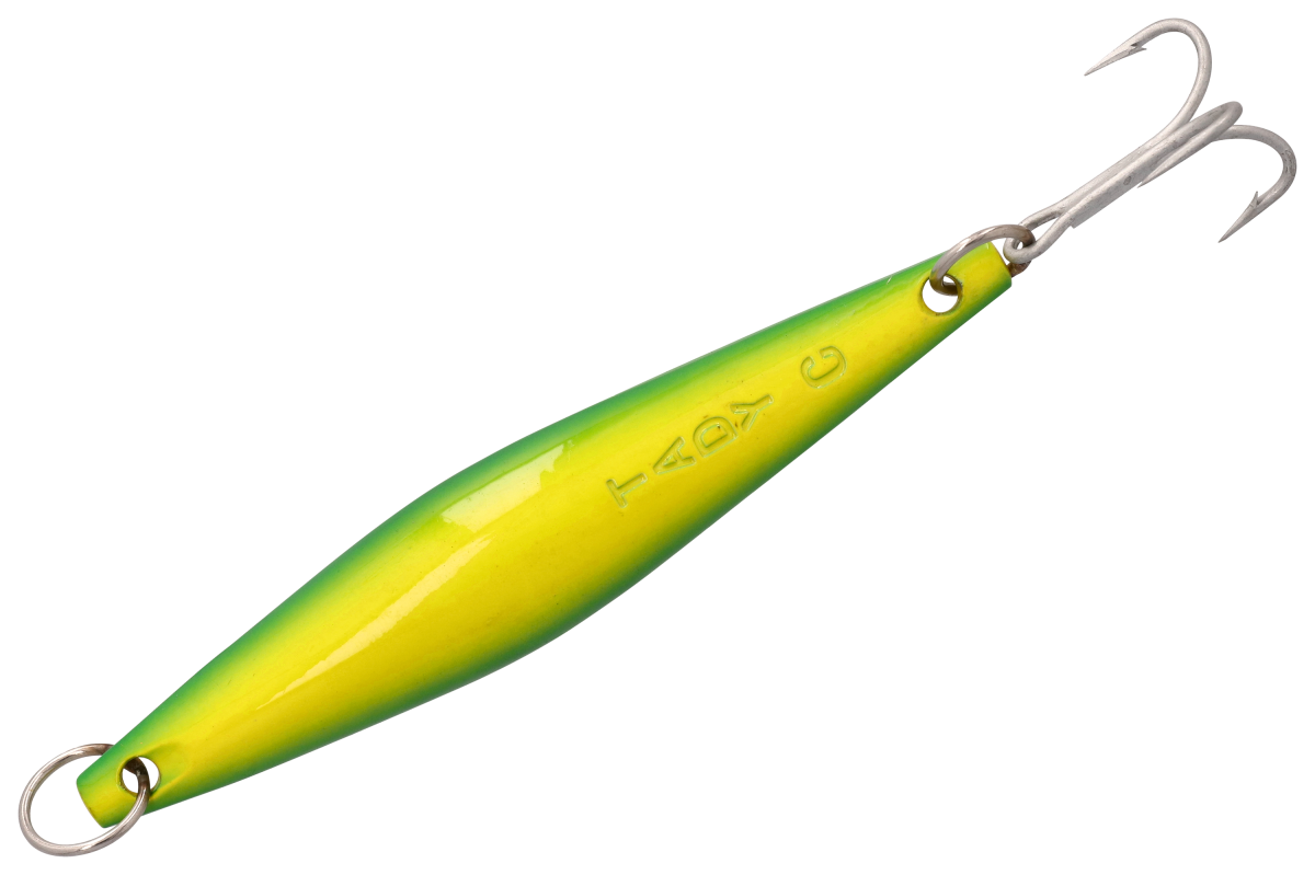 Tady Lures Model C Casting Lure - Green/Yellow - 4-1/2"