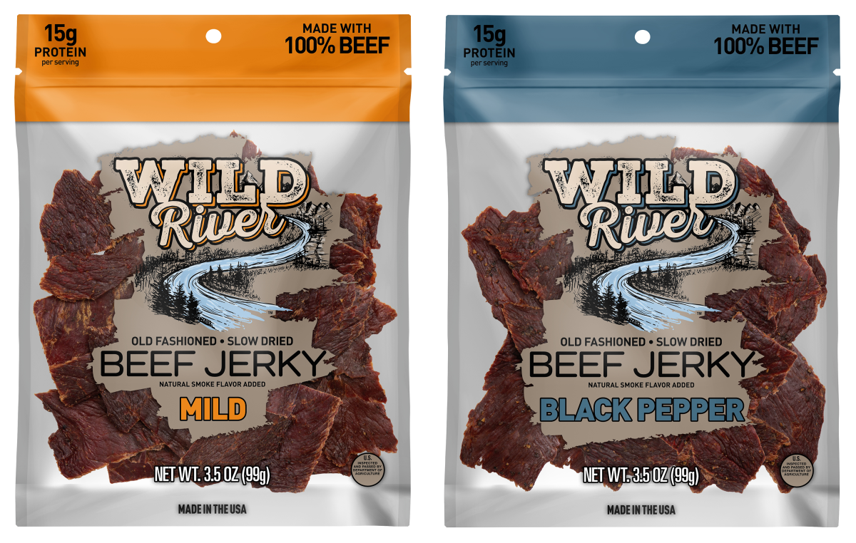 Wild River Mild and Black Pepper Old-Fashioned Beef Jerky 2-Pack Combo
