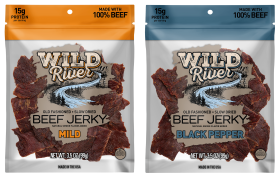 Wild River Mild and Black Pepper Old-Fashioned Beef Jerky 2-Pack Combo