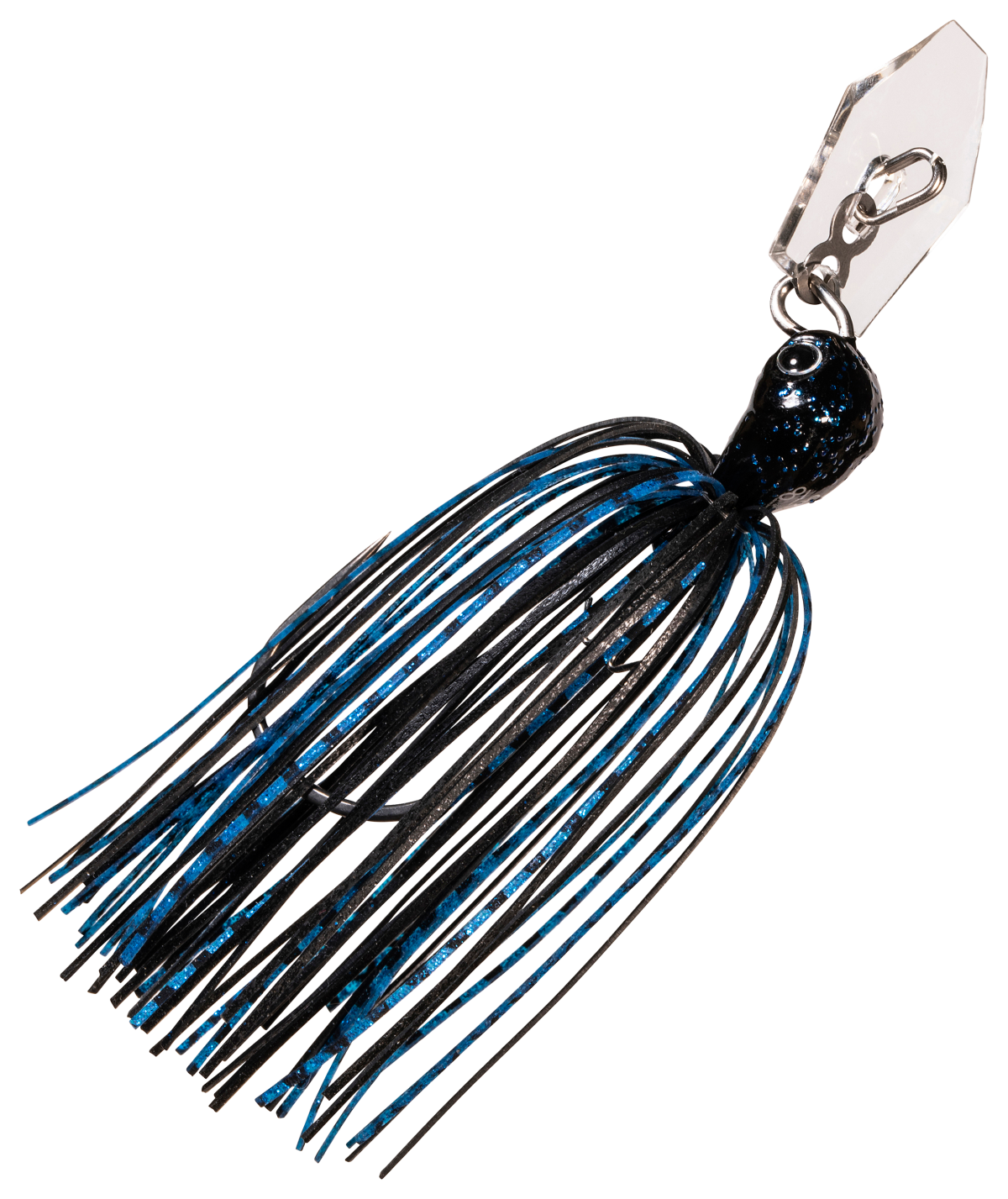 Z-Man Chatterbait Jack Hammer StealthBlade Jig - 1/2 oz. - Black Blue