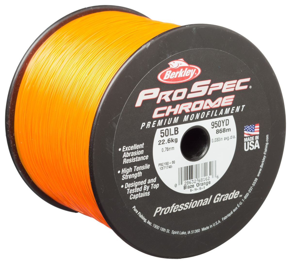 Berkley ProSpec Chrome Monofilament Fishing Line - 5,000 Yards - 30 lb.