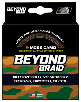 Beyond Braid Braided Fishing Line - Moss Camo - 2000 Yards - 15 lb.