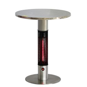 Energ+ Infrared Electric 1500W Outdoor Heater Round Bistro Table