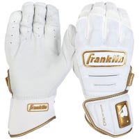 Franklin CFX PRT Series Men's Batting Gloves in White/Gold Size Large