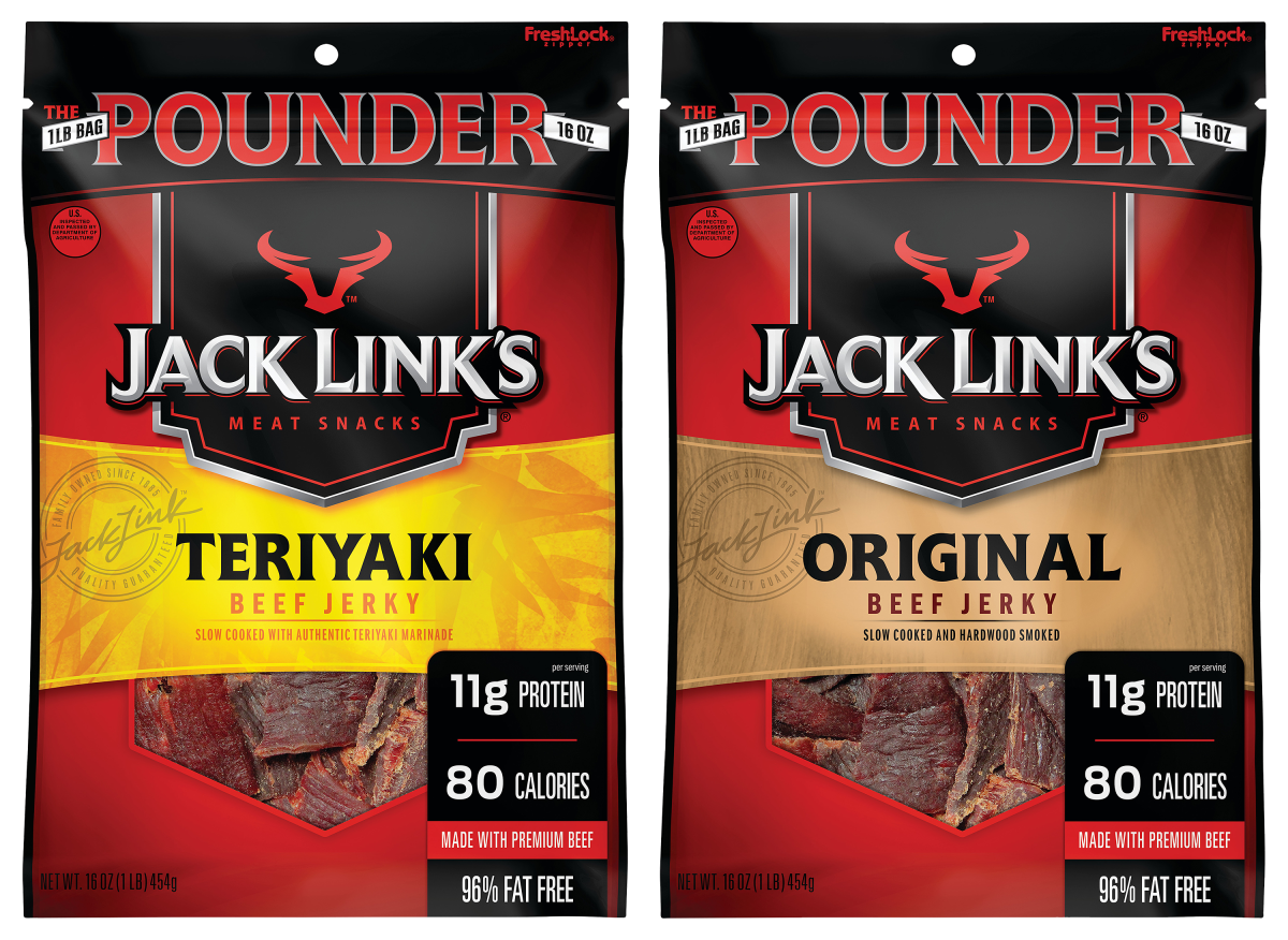 Jack Link's Original and Teriyaki Beef Jerky 2-Pack Combo - 16 oz.