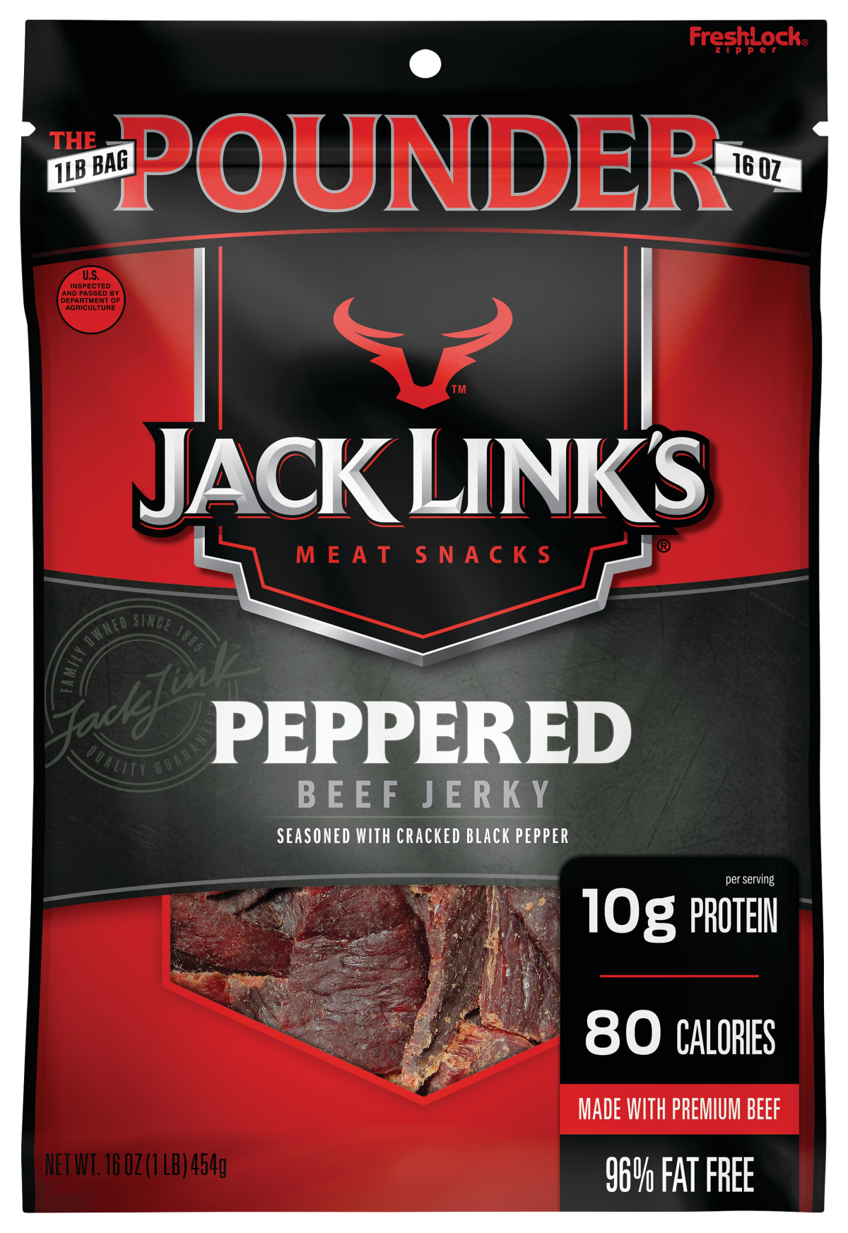 Jack Link's Peppered Beef Jerky - 16 oz.