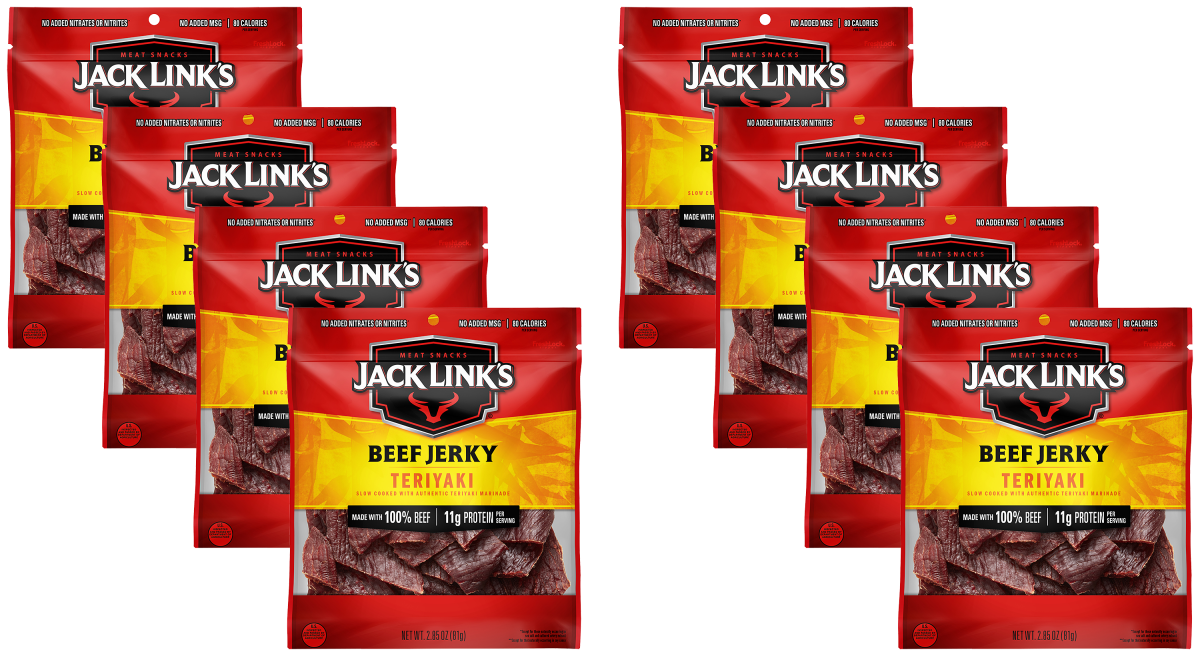 Jack Link's Teriyaki Beef Jerky - 2.85 oz. - 8 Pack