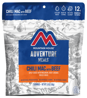 Mountain House Freeze-Dried Chili Mac with Beef Entree