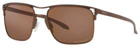 Oakley Holbrook TI OO6048 Prizm Bronze Polarized Sunglasses - Satin Toast/Prizm Tungsten - Large