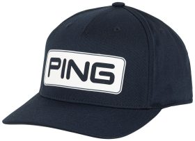 PING Men's Tour Classic Golf Hat 2023, Spandex/Polyester in Navy