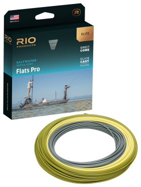 RIO Elite Flats Pro Floating Fly Line - Gray/Sand/Kelp - 12
