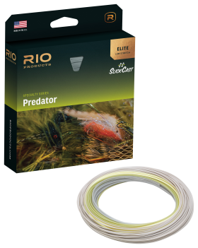 RIO Elite Predator Fly Line - Gray/Camo/Yellow/Beige - 7