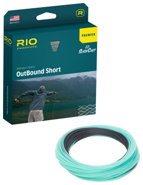 RIO OutBound Short Fly Line - Black/Transparent Green - 10