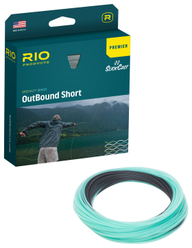 RIO OutBound Short Fly Line - Black/Transparent Green - 9