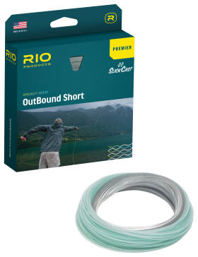 RIO OutBound Short Fly Line - Clear/Gray/Transparent Green - 11