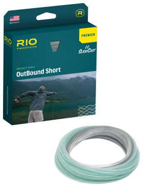 RIO OutBound Short Fly Line - Clear/Gray/Transparent Green - 9